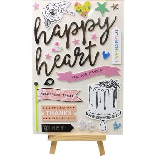 KSCRAFT Celebrate Today Stickers for Scrapbooking Album Sticker/ Wedding Crafts Decoration/ Phone Sticker