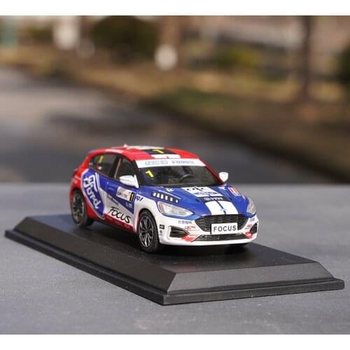 1/32 Metal Alloy Die-casting Car Model Original Ford New Focus Rally Car High-end Collection Decoration Gift