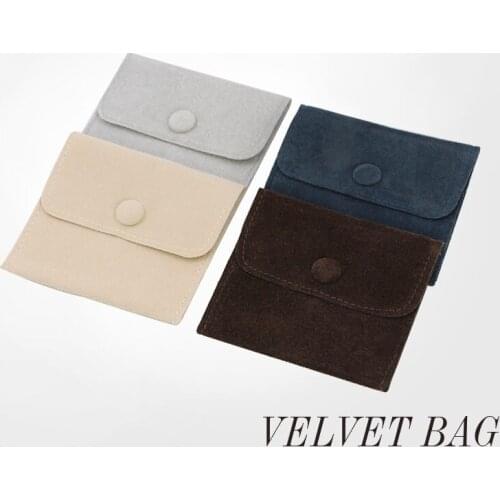 New Style Velvet Jewelry Storage Cases Box Coffee Color Womens Necklace Display Pouches Package Jewelry Earring Ring Box