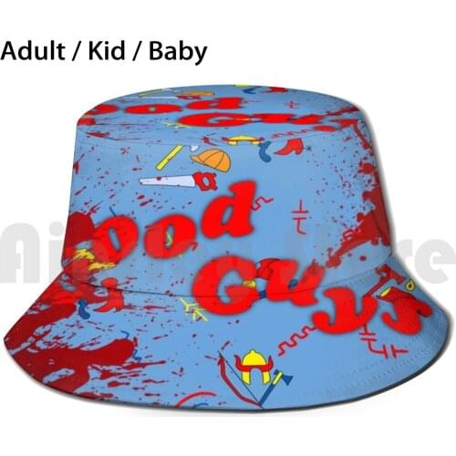 Good Guys Bucket Hat Adult kid baby Beach Sun Hats Chucky Childs Play Bride Of Chucky Good Guys Good Guy Doll Good Guys Doll