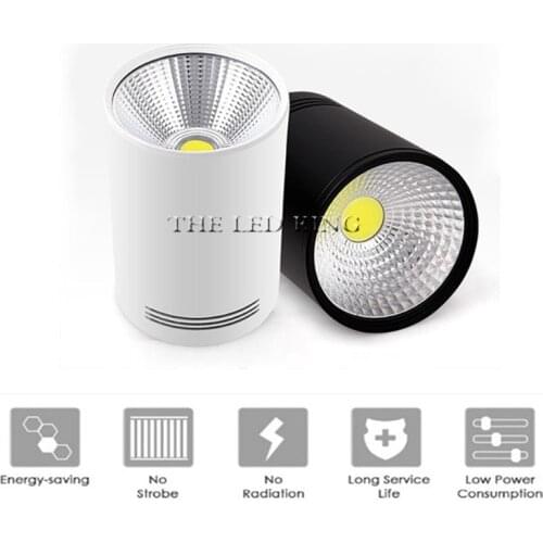 COB Downlight Surface Mounted Led Downlight 5W/7W/10W 15W Dimmable Led Spot High Bright Living Room Clothes Store Ceiling Lamp