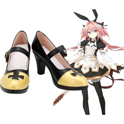 Fate/Grand Order Astolfo Saber Cosplay Shoes Boots Halloween Costumes Accessory Custom Made