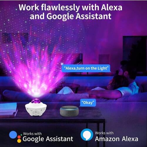 LED lights connected to Wi-Fi simulate Cloud 10 music mode Christmas decorations holiday decorations neon signs for room