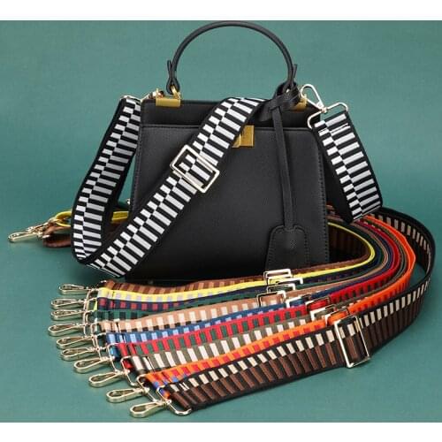 Colorful Bag Strap For Women Shoulder Crossbody Bag Wide Belt Strap Replacement Strap Accessory Bag Part Adjustable Belt For Bag