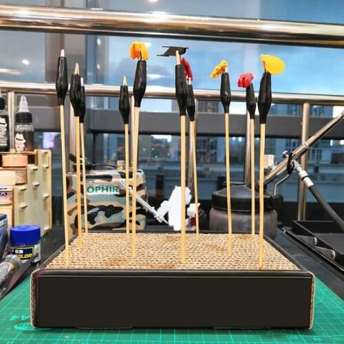 10Pcs Kids Alligator Clip Wood Plastic Metal Children Spray Gun Toy Parts Model Building Crocodile Probe Tool Random Color