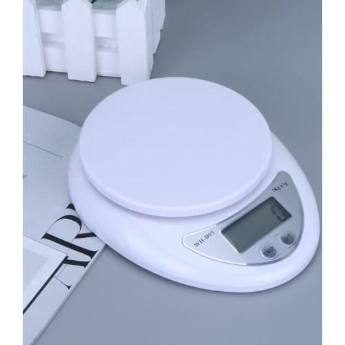 100pcs 5000g /1g 5kg Food Diet Postal Kitchen Scales Digital scale balance weight LED electronic scale With backlight SN260