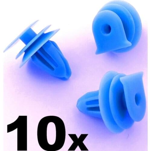 10x For Honda Windscreen Cowl, Scuttle Panel, Wiper Motor Cover, Trim Fastener Clips