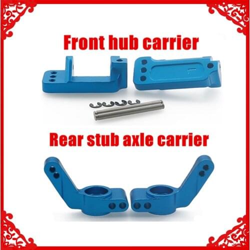 Alloy 2 pcs Caster blocks front/Rear hub carrier for rc hobby model car 1/10 Traxxas Slash 2WD short course upgrade parts