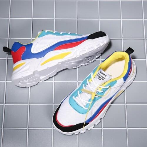 2020 Running Shoes For Men Outside Jogging Lace-up Athletic Sneakers Quality Walking Breathable Male Sport Footwear