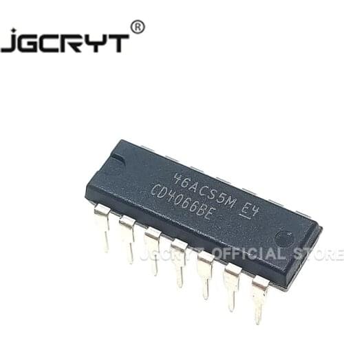 30Unids/lote The new CD4066 CD4066BE CD4066BD DIP-14 four-way analog switch