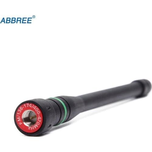 ABBREE AR-775 Telescopic Antenna SMA-Male VHF UHF Dual Band Antenna For Baofeng TYT TH-UV8000D MD-380 Wouxun KG-UV8D 9D Radio