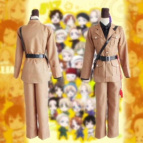 APH Axis Powers Hot Anime Cosplay Man Woman Cos Italy Army uniforms Cosplay Costume
