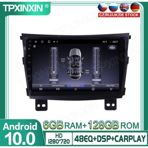 For Mahindra XUV300 6+128G DSP Android 10.0 Car Multimedia Player GPS Navigation Head Unit Auto Radio Audio Stereo Tape Recorder