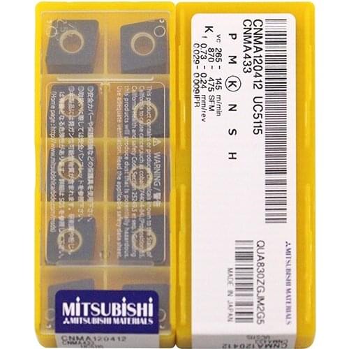 CNMA120412 UC5115 100% Original carbide insert with the best quality 10pcs/lot free shipping