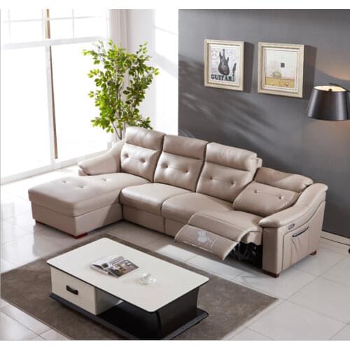 Living room Sofa set диван sofa bed мебель кровать muebles de sala L recliner genuine leather sofa cama puff asiento sala futon