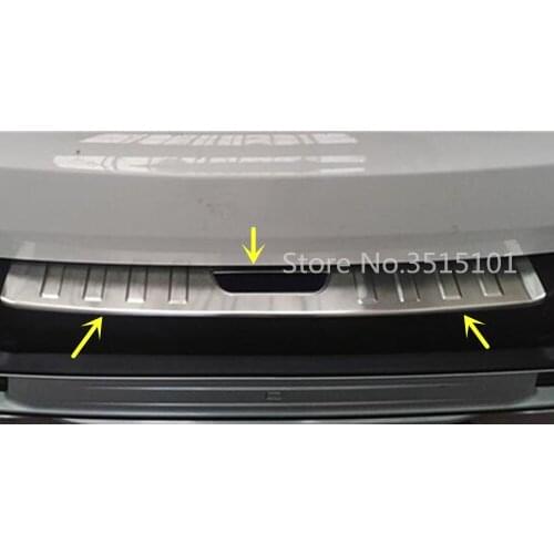 For Jeep Renegade 2016 2017 2018 2019 2020 Car Styling Outside Rear Bumper Trim Stainless Steel Scuff Sill Trunk Plate Pedal