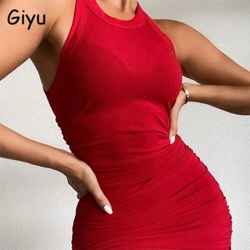 Однотонные летние платья Giyu China At AliExpress