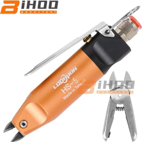HS-5 Air Scissors(with Scissors Head) Pneumatic Nipper Tool Cutting Pliers for Iron Stainless Steel Brass Wire