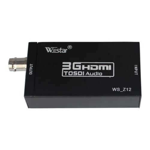 Wiistar Mini HD 1080P 3G hdmi to sdi Converter Box Support SD / HD-SDI / 3G-SDI Signals Showing HDMI hdmi2sdi SDI TO HDMI
