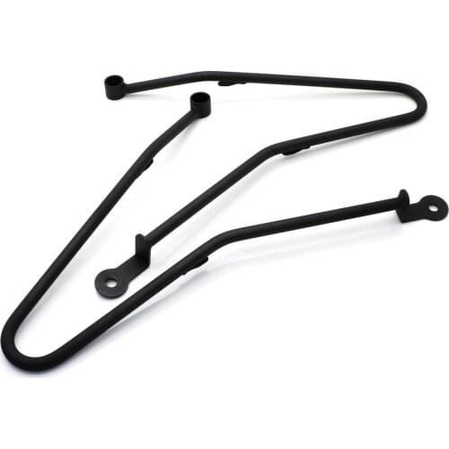 Motorcycle Metal Chrome/Black Rear Saddlebag Luggage Support Rack Mount Bracket For Triumph Bonneville SE T100 2001-2015