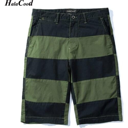 Hot Sell 2018 Mens Plus Size Shorts Personality Summer Black Green Wild Casual Mens Bottoms Shorts Male Cotton Fashion Shorts