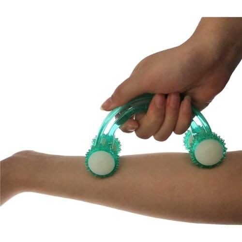 Eight Roller Wheels Massager Body Fitness Massage Wheel Arch Lunar Rover Vehicle Massager