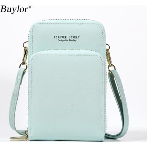 VIP Link for Buylor Mini Shoulder Bag CellPhone Card Holder Crossbody Bag PU Leather Wallet Small Phone Pouch Women Me