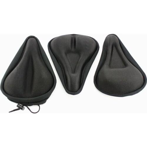 Bicycle Seat Saddle 3D Soft Bike Seat Cover Comfortable Foam Silicone Seat Cushion Cycling Saddle for Bicycle Bike Accessories