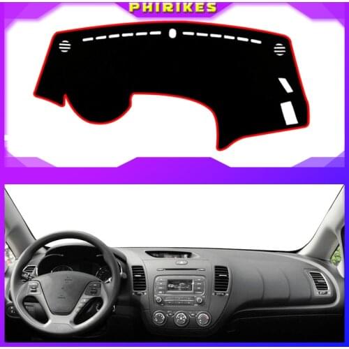 For Kia Cerato Forte K3 2013 2014 2015 2016 2017 2018 Car Dashboard Cover Pad Mat Dash Sun Shade Instrument Carpet Accessories