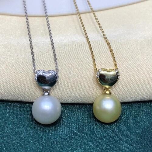 NEW ARRIVAL Heart 925 Sterling Silver Pendant Base Settings Mountings Findings Parts for Pearl Crystal Jade Agate 5pcs/lot