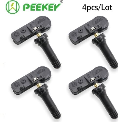 PEEKEY 4 PCS Tire Pressure Monitor Sensor TPMS Case for Chrysler OEM 56029481AB 56029359AA 56029359AC 68078768AA 433MHZ