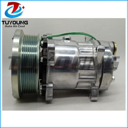 Factory direct sale 218-0324 auto ac compressor fit Caterpillar 980h SD7H154487 SD7H154737 1419676 1515270 1769676