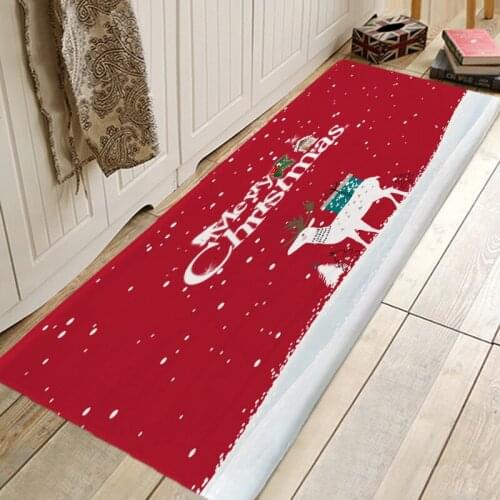 Christmas Rug 3D RUG Hallway Carpets and Rugs for Bedroom Living Room Carpet Kitchen Bathroom Anti-Slip Floor Mats 3D Mat