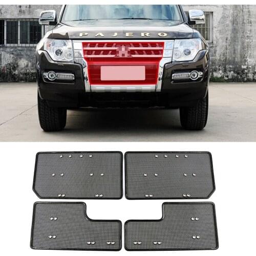 For Mitsubishi Pajero V80 V93 V97 2010-2020 Front Grille Insect Net Radiator Condenser Protective Cover Anti Insect Sand Mesh