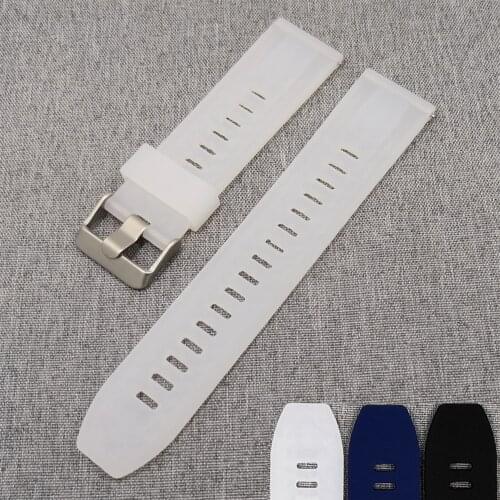 18mm 20mm 22mm 24mm Silicone Strap Watchband Sport Transparent Quick Release Band Bracelet for Samsung Galaxy Active2 Gear S2 S3