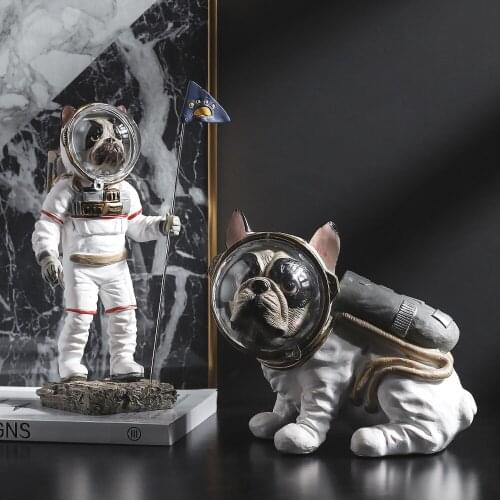 Lovely Aerospace sky dog resin ornaments living room bedroom porch study desktop crafts ornaments