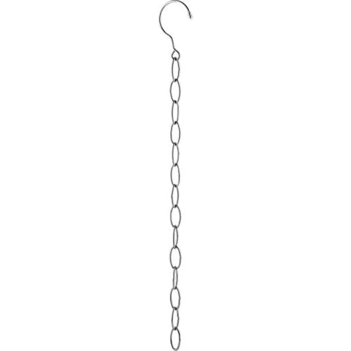 High Quality Stainless Steel 14 Hanging Hole Wardrobe Clothes Chain Market Shop Display Hanging Chain Hooks With Ring Hanger