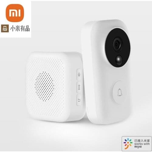 Xiaomi mijia Zero AI face recognition 720P infrared night vision video doorbell set detection SMS intercom free cloud storage