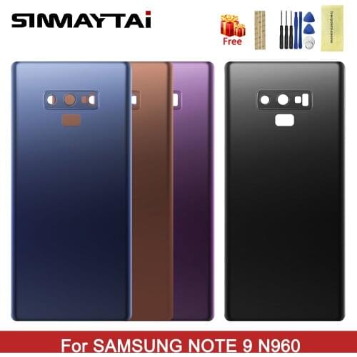 For Samsung Galaxy NOTE 9 battery back cover door housing case replacement repair parts for Samsung N960 N960F SM-N960FD cover