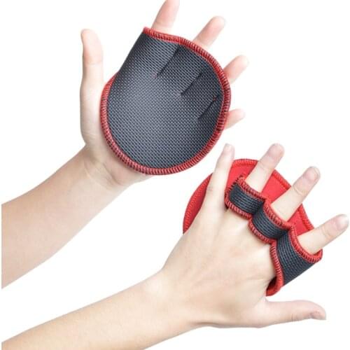 Thickness Non-slip Hand Grips Pads Workout Gloves For Crossfit Pull Ups Bar Gym Dumbbells Powerlifting Palm Hand Protect 1xpair