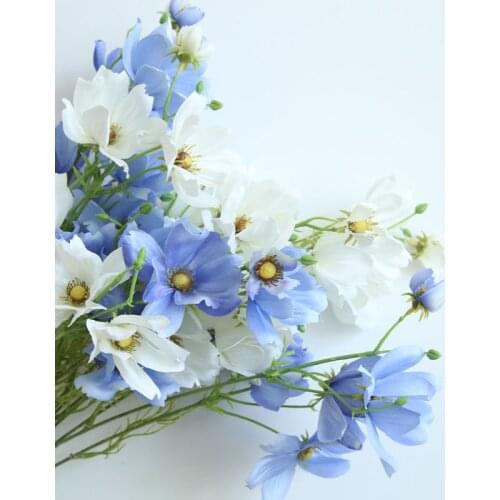 1pcs Artificial Silk Cosmos Gesang Flower Living Room Floor Display Fake Flower Wedding Scene Decoration Photography Props