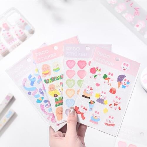 16packs/LOT starlight garden party series stationery sticker Creative decoration DIY PET sticker