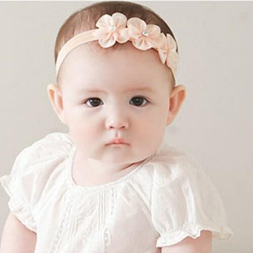 2018 Fashion Kids Baby Girl Flower Party Supreme Headband Hair Accessories Gift Elastic Headbands New Headwear Photo Props HOT