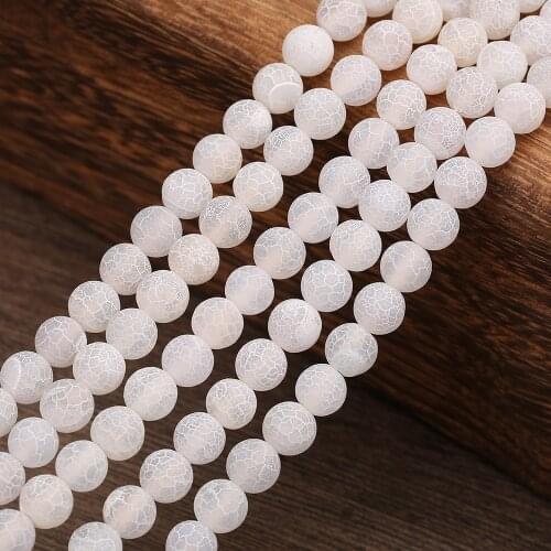 4-12MM Pick Size Natural White Weathering Stone Beads For Jewelry Making Diy Bracelet Necklace