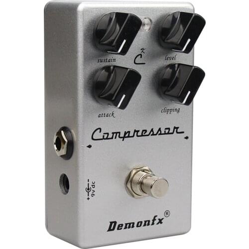 Demonfx CK Compressor Guitar Effect Pedal 4-Knob Compressor