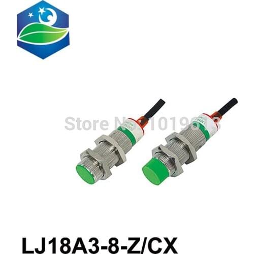 5pcs/LOT LJ18A3-8-Z/CX Inductive Proximity Switch Detection Switch PNP DC6-36V 12MM