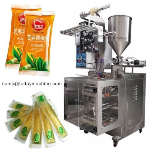 Automatic Mayonnaise Sauce Paste Thick Liquid Packing Machine