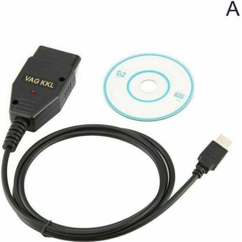Car OBD2 USB VAG-COM KKL 409.1 Interface Cable Automobile Scan Cable Auto For VW Scanner Tool Interface Seat Audi Diagnosti E8Q6