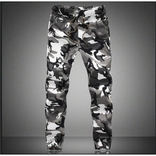 Camouflage Military Jogger Pants Men 2020 Pure Cotton Mens Spring Autumn Pencil Harem Pant Men Comfortable Trousers Camo Joggers