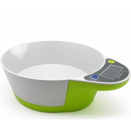 5kg/1g Electronic Digital Kitchen Food Scale Water/oil/bakery/ Kitchen Scale,One-button Tare Setting Function/Multi-unit Display